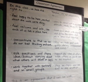 Classroom Agreement